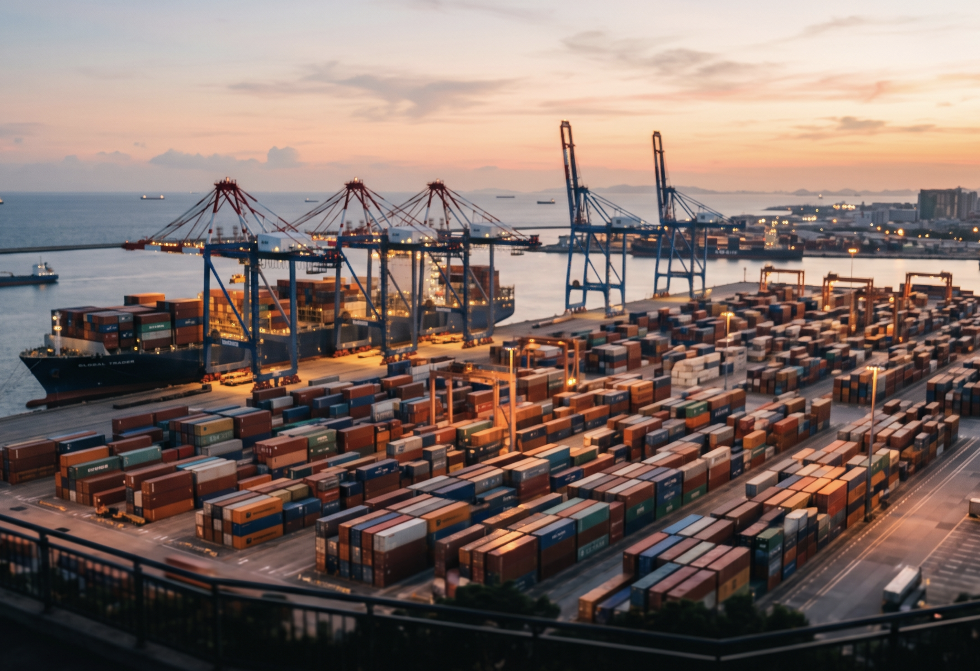 Logística internacional porto de Itajaí SC e rotas marítimas China Brasil